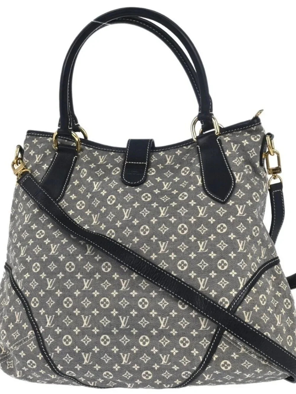 Louis Vuitton Navy Monogram Idylle Elegie 2way Handbag M56697 168417